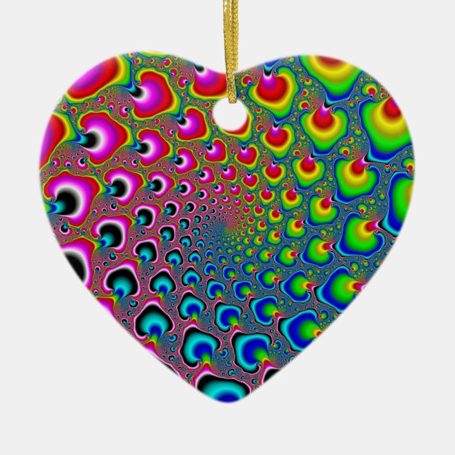 Inverse Spiral Ceramic Ornament (Front)