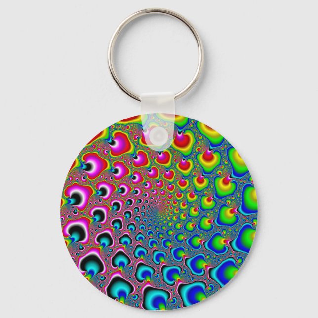 Inverse Spiral Key Ring (Front)