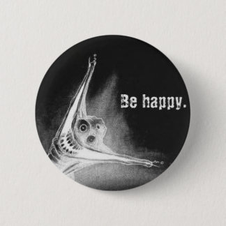 Invert Grinsen 6 Cm Round Badge