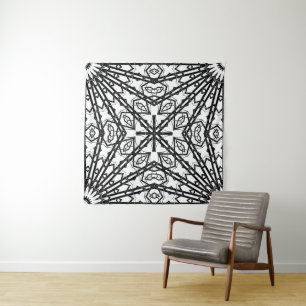 Invert Looking Glass Cross Tapestry