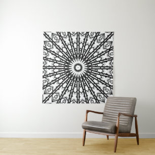 Invert Looking Glass Mandala 2 Tapestry