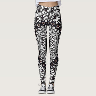 Invert Mosaic Mandala Leggings