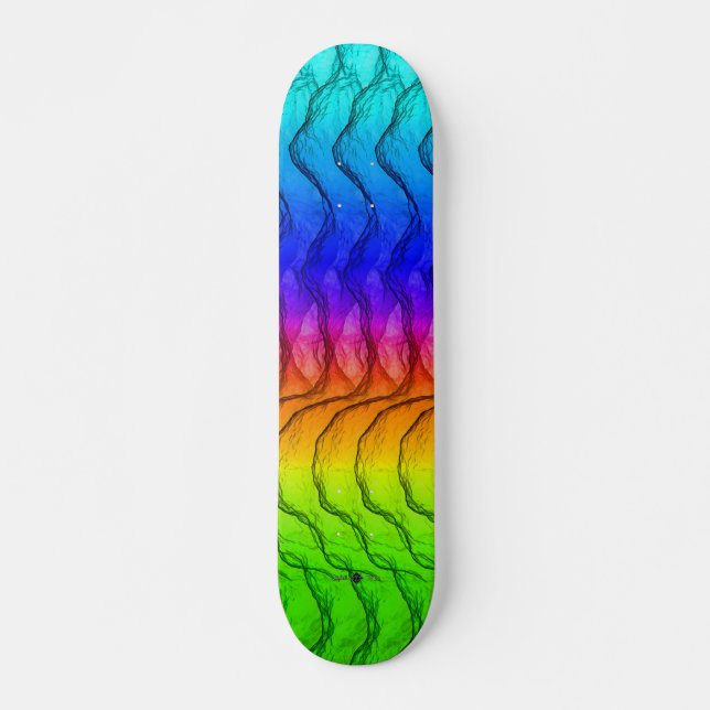 Invert Rainbow Skateboard (Front)