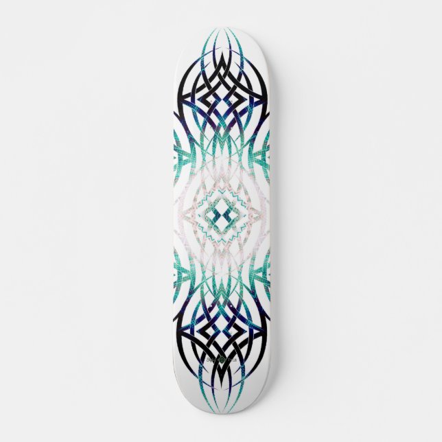 Invert Triad Flames Skateboard (Front)
