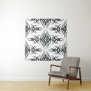 Invert Tribal Eclipse Wallpaper Tapestry