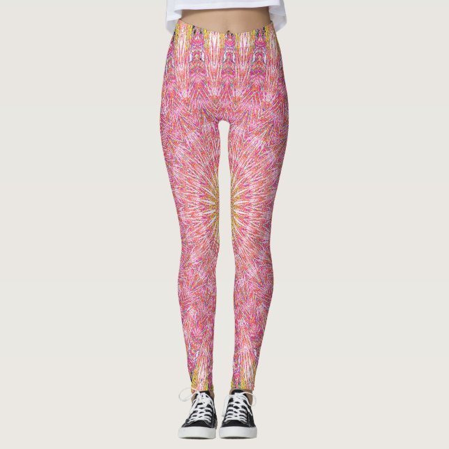 Invert Water Mandala Leggings (Front)