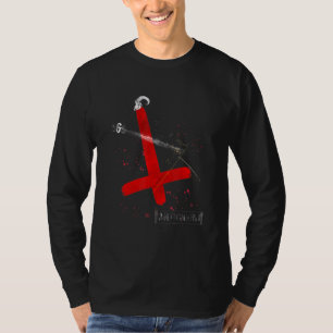 Inverted Cross Anti Christ Satan 666 Lucifer T-Shirt