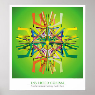 Inverted Cubism Poster