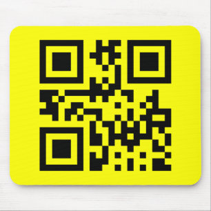 Inverted ☻ Happy Face -- QR Code Mouse Pad