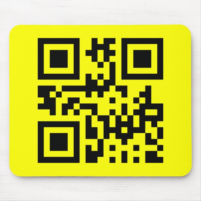 Inverted ☻ Happy Face -- QR Code Mouse Pad (Front)
