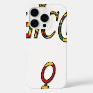 Inverted "OFFICIAL" Female Symbol   Bold Minimalis iPhone 16 Pro Case