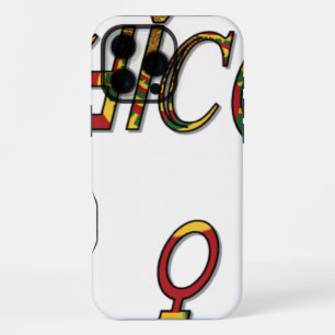 Inverted "OFFICIAL" Female Symbol   Bold Minimalis iPhone 16 Pro Max Case