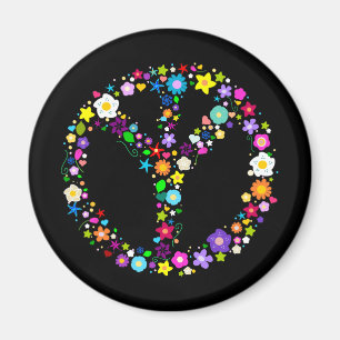 Inverted Peace Sign - as its inventor wanted Magnet