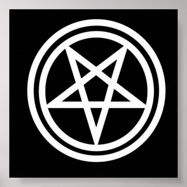Inverted pentagram poster (Front)