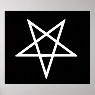 Inverted Pentagram Poster