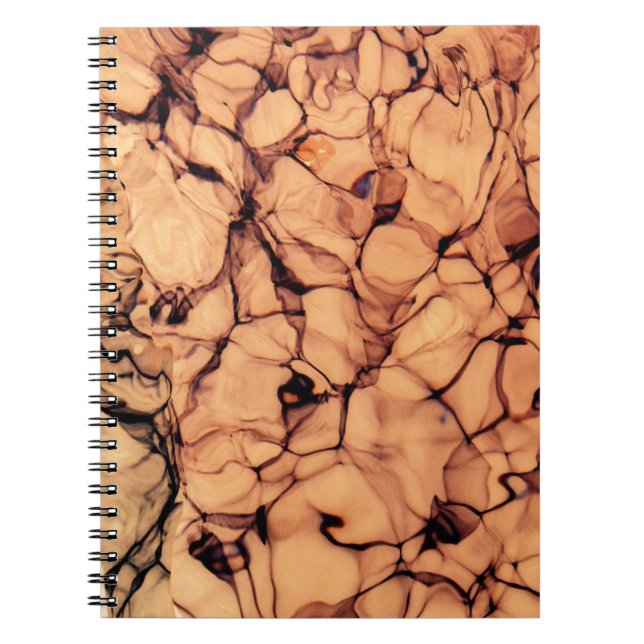 Inverted Sparkling Blue Water Notebook (Front)