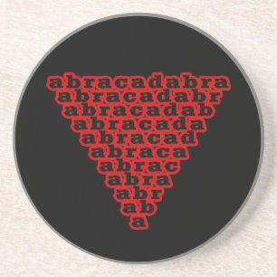 Inverted Triangle Abracadabra Coaster