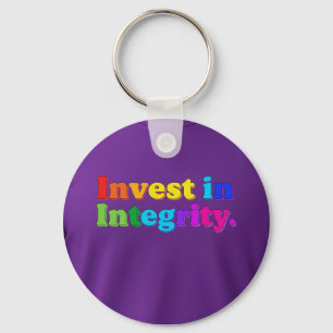 Invest in Integrity. Key Ring