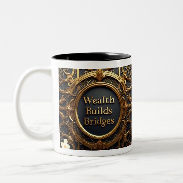 "Invest in Success" Two-Tone Coffee Mug (Left)