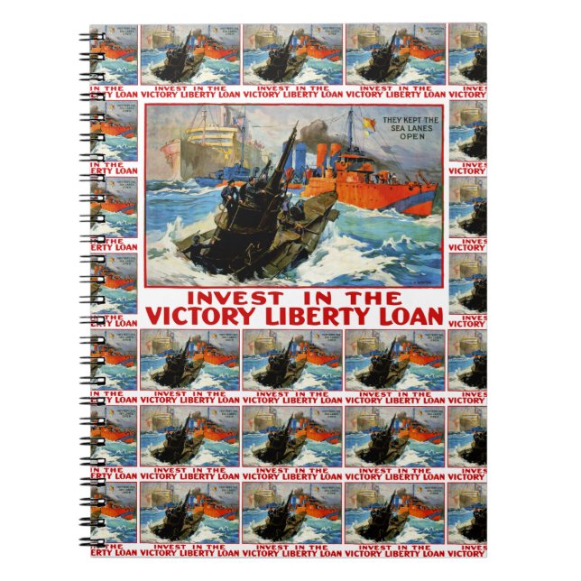 Invest in the Victory Liberty Loan Notebook (Front)