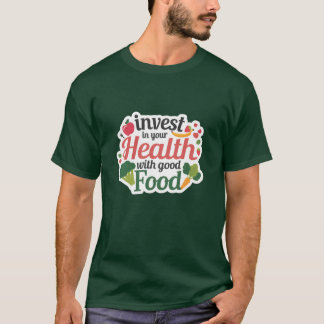 Invest In Your Health With Good Food boy T-Shirt