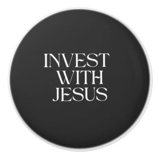 Invest with Jesus ceramic pull