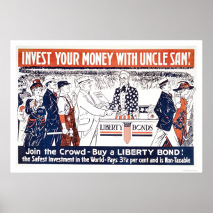 Invest Your Money with Uncle Sam Poster