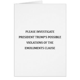 Investigate Trump
