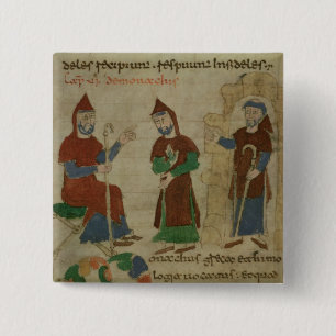Investiture Benedictine Monk, from 'De 15 Cm Square Badge