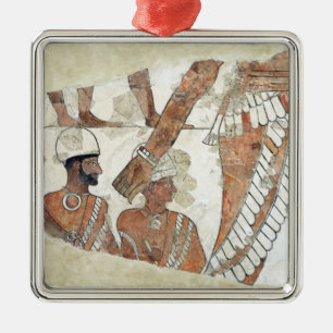 Investiture of the king by the goddess Ishtar Metal Ornament