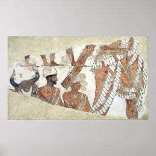 Investiture of the king by the goddess Ishtar Poster