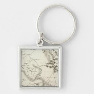 Investment and Attack of York in Virginia Key Ring