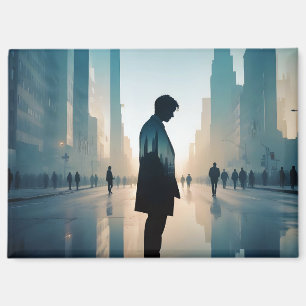 Investment Double Exposure Business Finance Office Magnet
