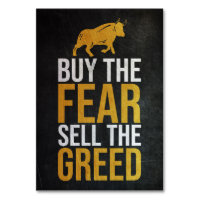 Investor Buy Fear Sell Greed Trader