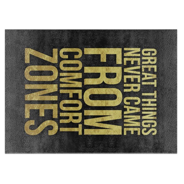 Investor Comfort Zones Cutting Board (Front)