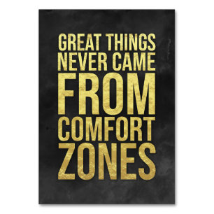 Investor Comfort Zones Table Number