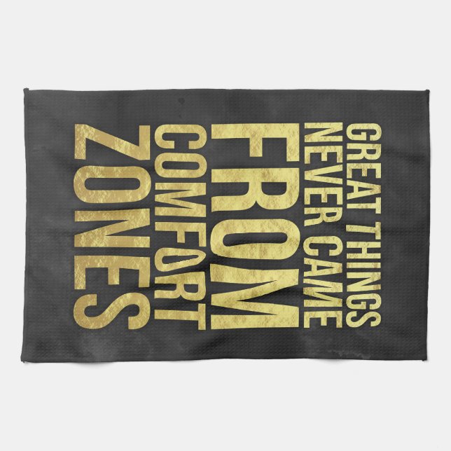 Investor Comfort Zones Tea Towel (Horizontal)