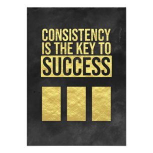 Investor Consistency Is The Key To Success Photo Print