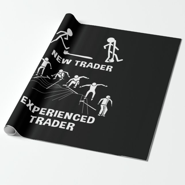 Investor Experienced Trader Wrapping Paper (Unrolled)
