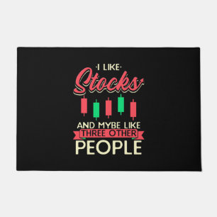 Investor I Like Stocks Doormat