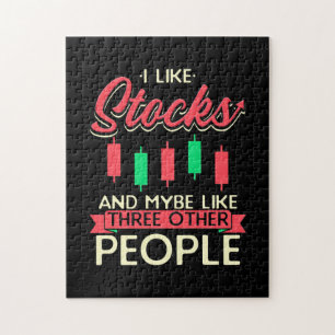 Investor I Like Stocks Jigsaw Puzzle