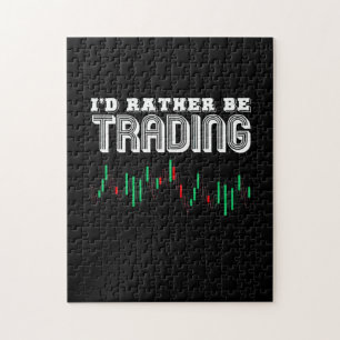 Investor I Would Rather Be Trading Jigsaw Puzzle