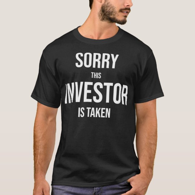 Investor Stock Market Trading Making Money T-Shirt (Front)