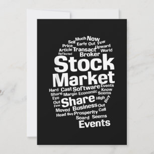 Investor Stock Market Words Head Invitation