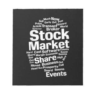 Investor Stock Market Words Head Notepad