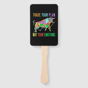 Investor Trade Your Plan Hand Fan