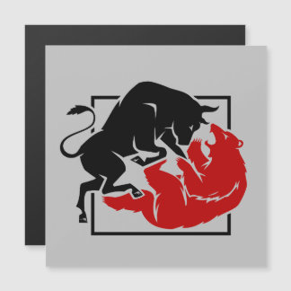 Investor Trading Bull and Bear Market Custom