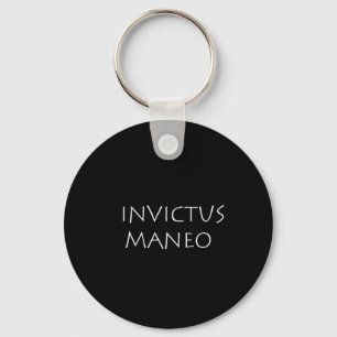 Invictus maneo key ring
