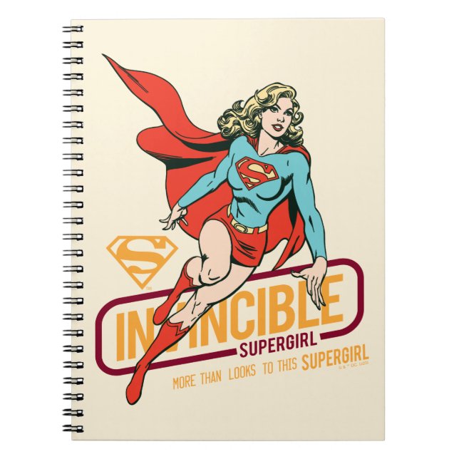 Invincible Supergirl Retro Graphic Notebook (Front)