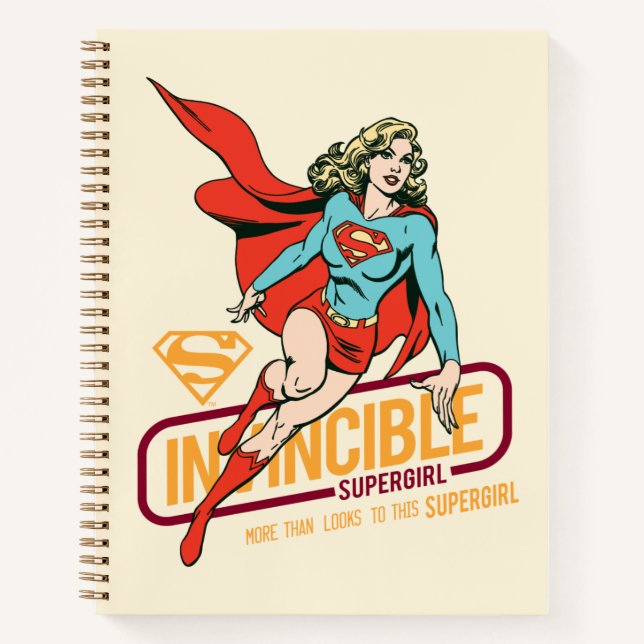 Invincible Supergirl Retro Graphic Notebook (Front)